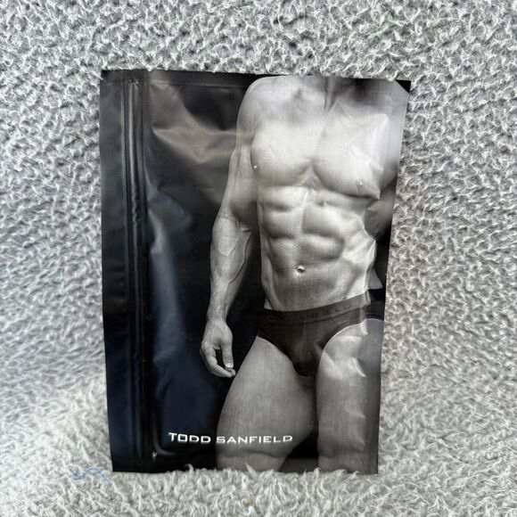 Todd Sanfield Brief Underwear men's Large Orange Fire Defiant Sport Micro NEW - Picture 3 of 7